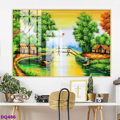File gốc File tranh đồng quê DQ486 (phong cách) cổ điển
