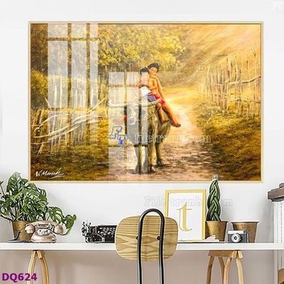 Download file gốc File tranh đồng quê DQ624 (độ nét cao)