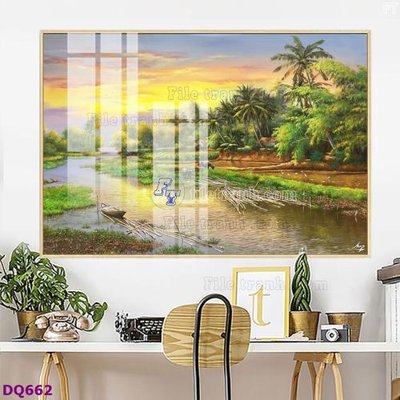 Tải file gốc File tranh đồng quê DQ662 (in tráng gương) 3DFile gốc File tranh đồng quê DQ662 (sẵn sàng in) chất lượng cao