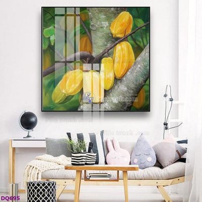 File in trần File tranh đồng quê DQ695 (bản gốc) phong cảnh