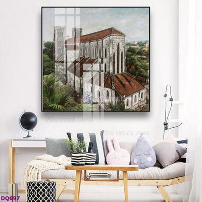 File tranh PSD File tranh đồng quê DQ697 chất lượng cao