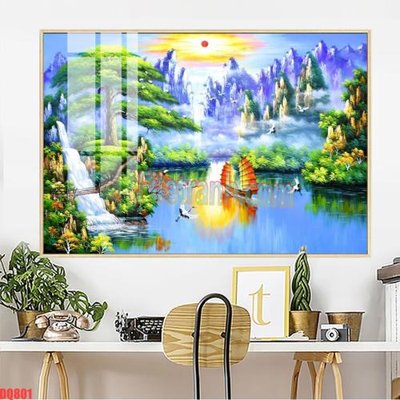 File gốc in ấn File tranh đồng quê DQ801 (sẵn sàng tải về)