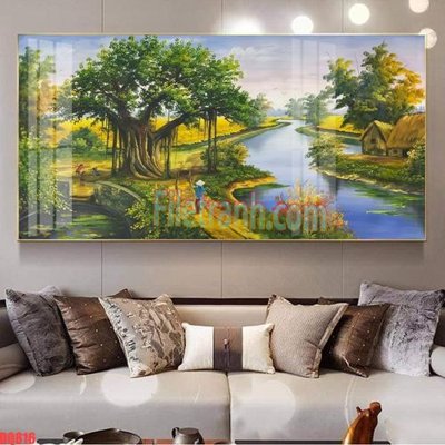 File tranh File tranh đồng quê DQ816 (gốc) in film