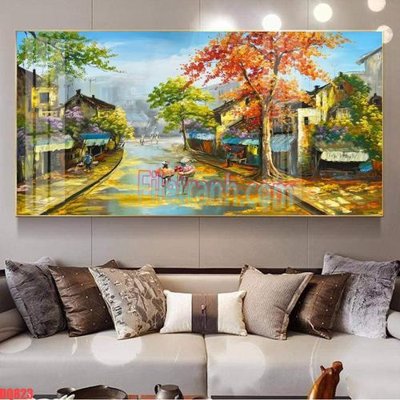 File tranh PSD File tranh đồng quê DQ823 chất lượng cao