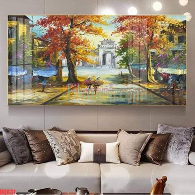 Download file gốc File tranh đồng quê DQ831 (in mica) trang trí