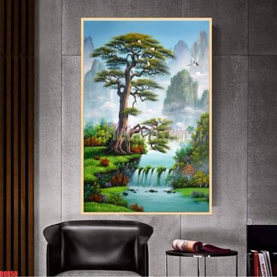 Tải file File tranh đồng quê DQ850 (ảnh gốc) độ phân giải 300dpi