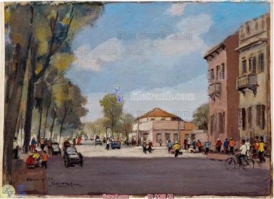 File tranh File tranh đồng quê DQ88 (bản gốc) trang trí văn phòng