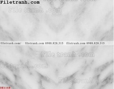 File tranh File vân đá đá cẩm thạch đối xứng DX1160 (gốc) in trên kính