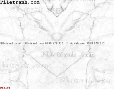 File tranh in tráng gương File vân đá đá cẩm thạch đối xứng DX1181 (siêu nét)