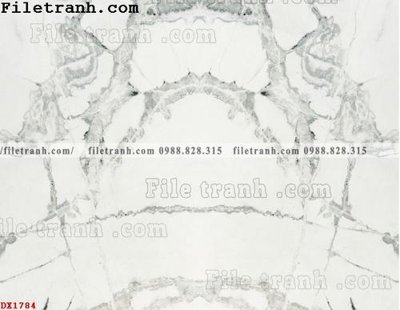 File tranh File vân đá đá cẩm thạch đối xứng DX1784 (gốc) in vải canvas