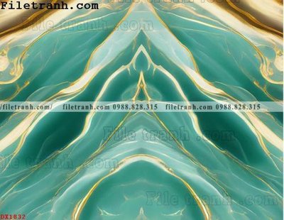 File tranh ảnh gốc File vân đá đá cẩm thạch đối xứng DX1832 dùng cho in khổ lớn