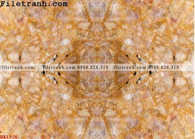 File tranh File vân đá đá cẩm thạch đối xứng DX1926 (gốc) chủ đề động vật