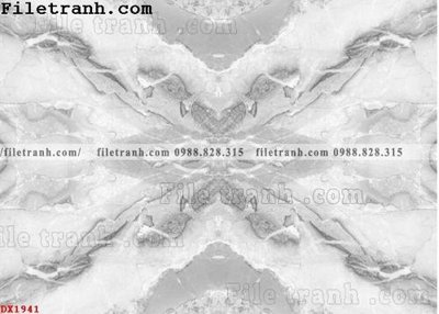 File in lụa File vân đá đá cẩm thạch đối xứng DX1941 (hoa văn) File vân đá đá cẩm thạch đối xứng DX1941