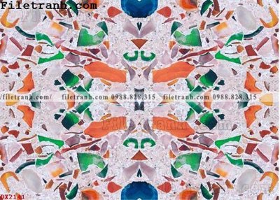 File tranh gốc File vân đá đá cẩm thạch đối xứng DX2141 (bản đẹp) độc quyền