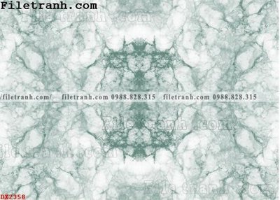 File tranh in tráng gương File vân đá đá cẩm thạch đối xứng DX2358 (siêu nét)