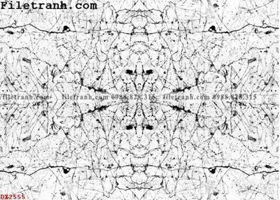 File gốc File vân đá đá cẩm thạch đối xứng DX2555 (in tráng gương) hiện đại