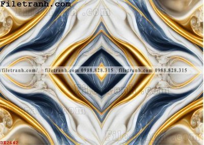 File in mica File vân đá đá cẩm thạch đối xứng DX2642 (bản gốc) làm vách ngăn