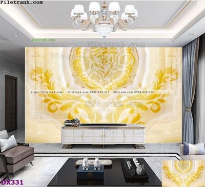 File ảnh File vân đá đối xứng DX331 (gốc) in decal dán tường