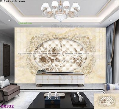 File gốc File vân đá đối xứng DX332 (in 3D) cho trang trí