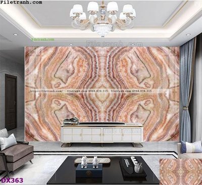 File in mica File vân đá đối xứng DX363 (bản gốc) sắc sảo