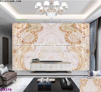 Hình ảnh file gốc File vân đá đối xứng DX376 cho in UV