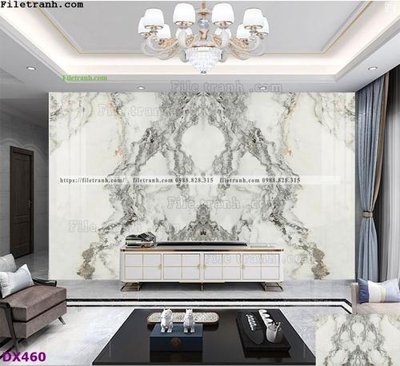 File gốc File vân đá đối xứng DX460 (in mica) trang trí