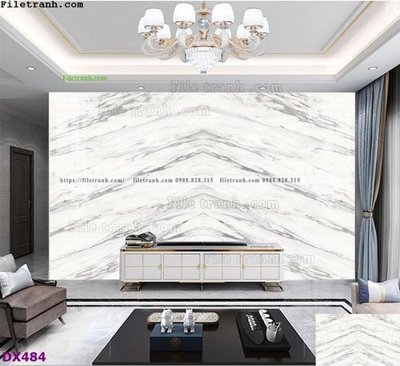 File in lụa File vân đá đối xứng DX484 (tân cổ điển) File vân đá đối xứng DX484