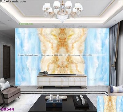 File tranh File vân đá đối xứng DX544 (ảnh gốc) cho in ấn kỹ thuật số