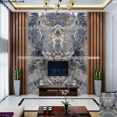 File ảnh File vân đá đối xứng DX684 (gốc) in Hiflex