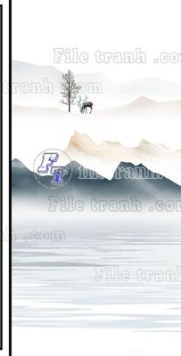 Hình ảnh gốc File in vân đá cẩm thạch thông tầng đứng DXD103 (để in khổ lớn)