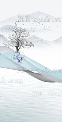 File tranh File in vân đá cẩm thạch thông tầng đứng DXD173 (file gốc) chuẩn màu in