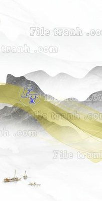 File tranh in trần 3D File in vân đá cẩm thạch thông tầng đứng DXD181 (ảnh gốc)