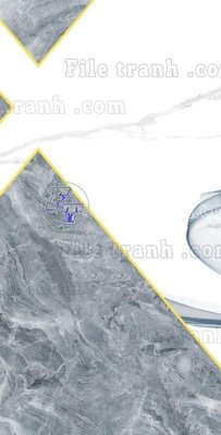 File tranh File in vân đá cẩm thạch thông tầng đứng DXD191 (gốc) phong cách tối giản