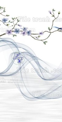 File tranh File in vân đá cẩm thạch thông tầng đứng DXD195 (ảnh gốc) in trần xuyên sáng