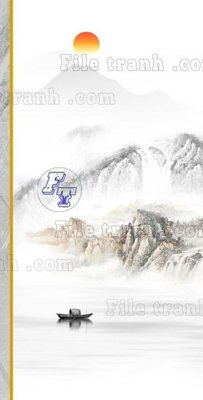 File tranh File in vân đá cẩm thạch thông tầng đứng DXD225 (ảnh gốc) độc quyền