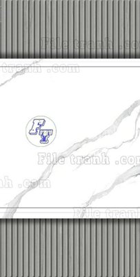 File in trần File in vân đá cẩm thạch thông tầng đứng DXD261 (bản gốc) đại dương