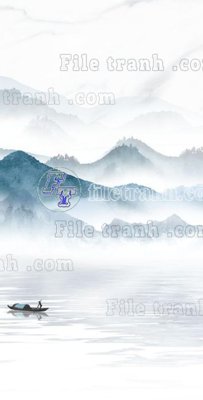 Chi tiết file gốc File in vân đá cẩm thạch thông tầng đứng DXD308 (cho in tráng gương)