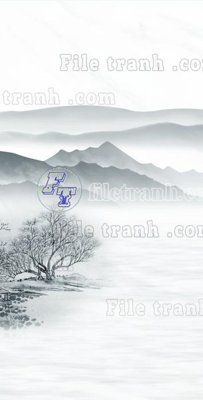 File gốc File in vân đá cẩm thạch thông tầng đứng DXD331 (trang trí) cho phòng khách