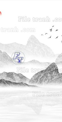 File in ấn File in vân đá cẩm thạch thông tầng đứng DXD332 (bản gốc) từ file gốc