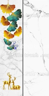 File tranh File in vân đá cẩm thạch thông tầng đứng DXD337 (gốc) chủ đề tĩnh vật