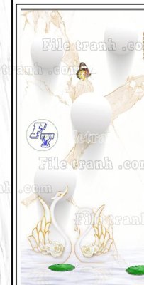 File tranh quảng cáo File in vân đá cẩm thạch thông tầng đứng DXD367 (download file gốc)