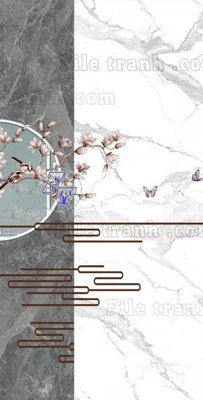 File in trần File in vân đá cẩm thạch thông tầng đứng DXD42 (bản gốc 3D) sống động