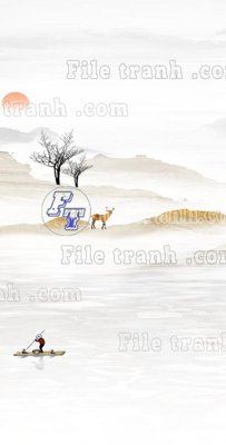 File tranh gốc in trần nhà File in vân đá cẩm thạch thông tầng đứng DXD92 3D