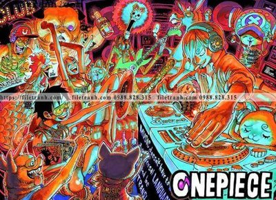 File tranh Dao hai tac 362 (bản gốc) treo quán cafe