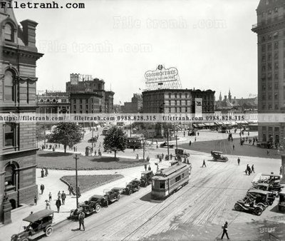 File PSD Detroit_ 1910 (gốc) tách lớp chi tiết