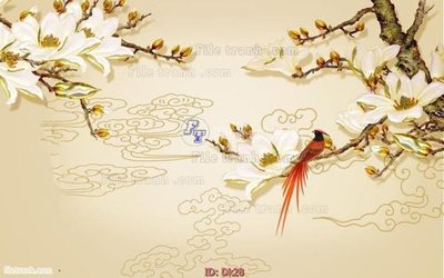 File ảnh File tranh điêu khắc DK28 (gốc) in decal dán tường