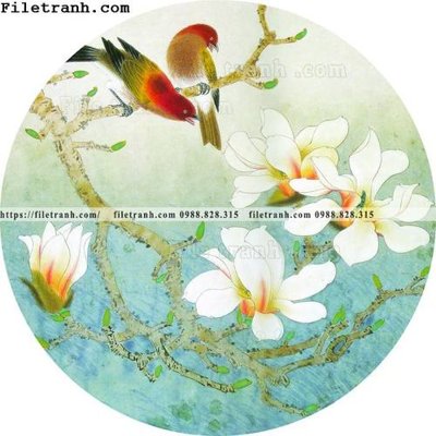 File tranh Dong hoa va chim moi cua Trung Quoc 118 (ảnh gốc) chi tiết rõ ràng