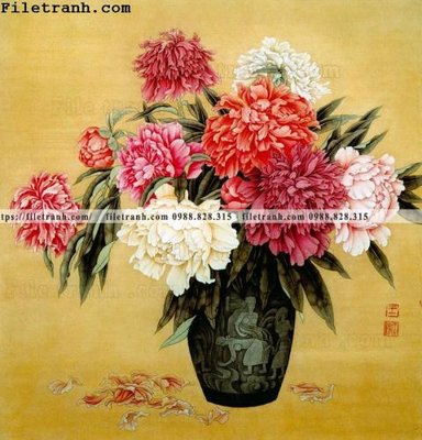 Tải file Dong hoa va chim moi cua Trung Quoc 160 (gốc) làm file tranh quảng cáo