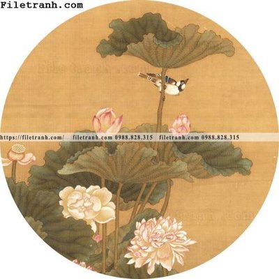 Download file Dong hoa va chim moi cua Trung Quoc 169 (gốc) in mica cao cấp