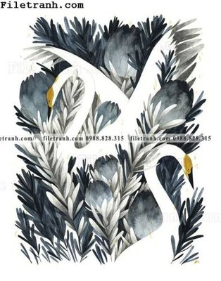 File ảnh Dong hoa va chim moi cua Trung Quoc 182 (gốc) in poster